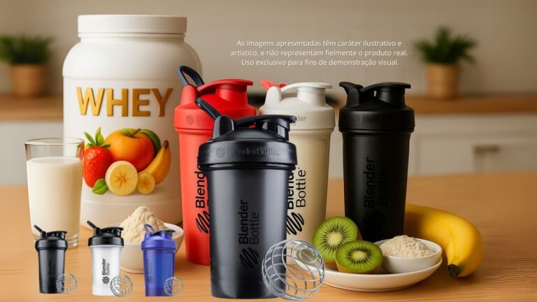 Blender Bottle é boa? Descubra por que essa coqueteleira virou a queridinha de quem treina e toma whey todos os dias