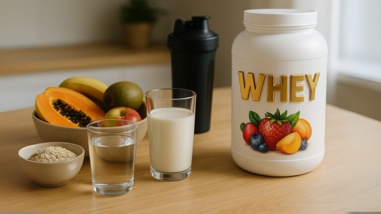 Whey com leite ou com água: qual é o melhor jeito de tomar?